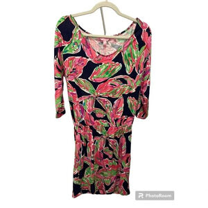🌸✨ Lilly Pulitzer Women’s Cara in the Vias‎ Blouson Dress Pink Print Size S ✨🌸
